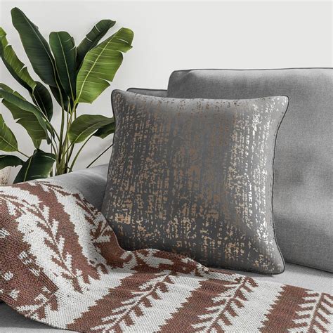 metallic silver fabric pillows|Metallic Silver Throw Pillows .